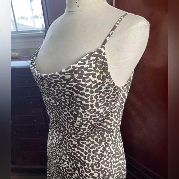 APPARIS animal print long midi slip dress medium - Picture 6 of 10